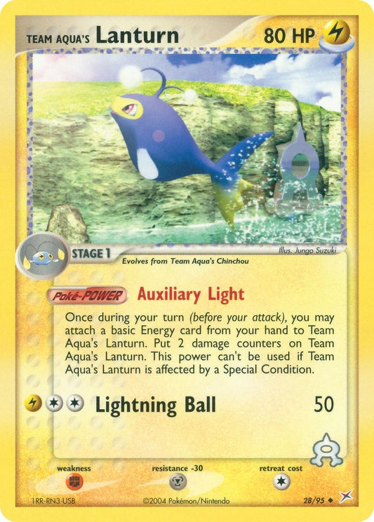 Image for Team Aqua's Lanturn (28/95) - Pokemon