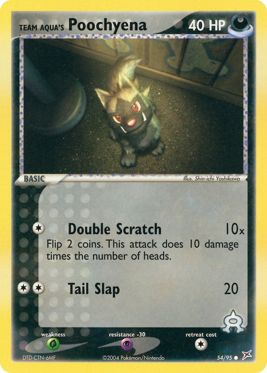 Image for Team Aqua's Poochyena (54/95) - Pokemon