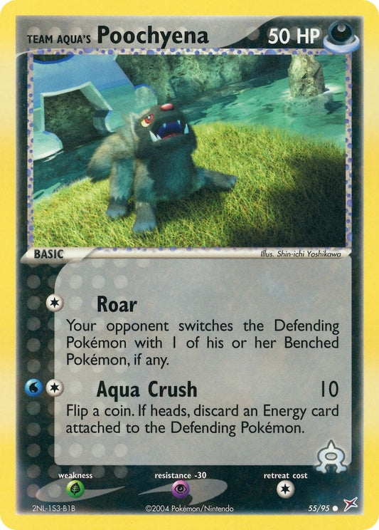 Image for Team Aqua's Poochyena (55/95) - Pokemon