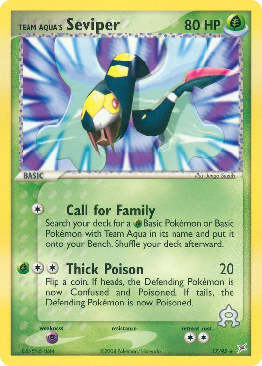 Image for Team Aqua's Seviper (17/95) - Pokemon