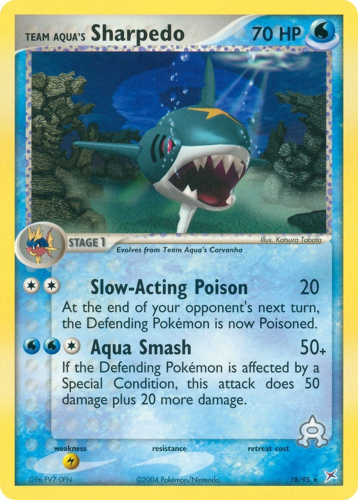 Image for Team Aqua's Sharpedo (18/95) - Pokemon