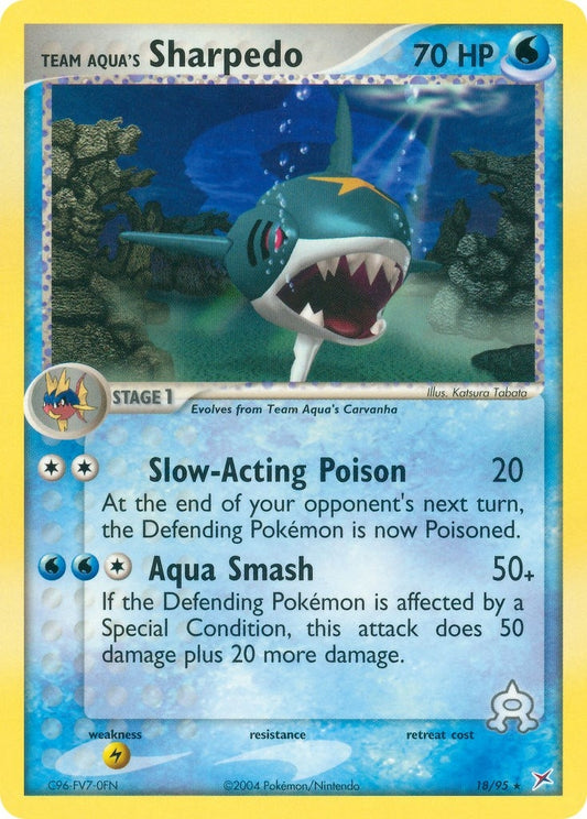 Image for Team Aqua's Sharpedo (18/95) - Pokemon