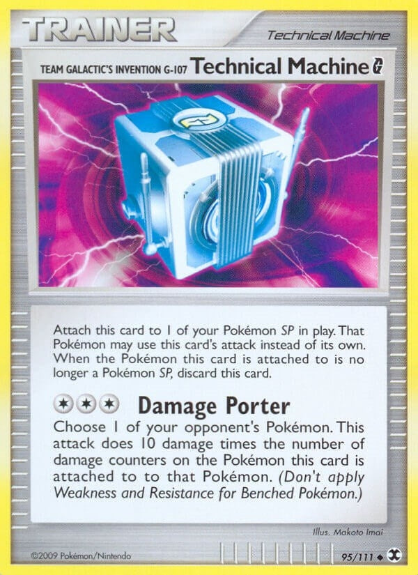 Image for Team Galactic's Invention G-107 Technical Mach. G (95/111) - Pokemon