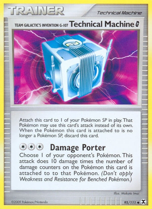 Image for Team Galactic's Invention G-107 Technical Mach. G (95/111) - Pokemon