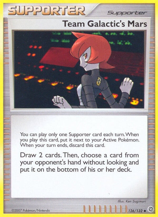 Image for Team Galactic's Mars (126/132) - Pokemon