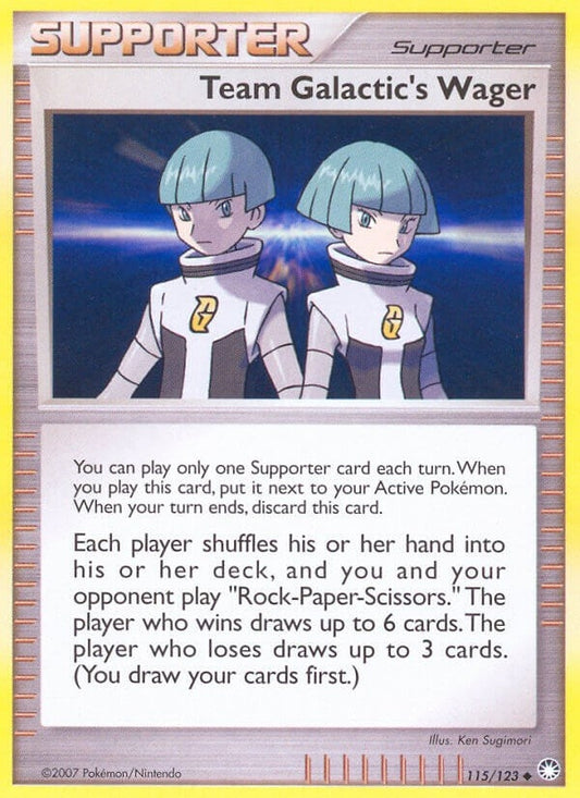 Image for Team Galactic's Wager (115/123) - Pokemon