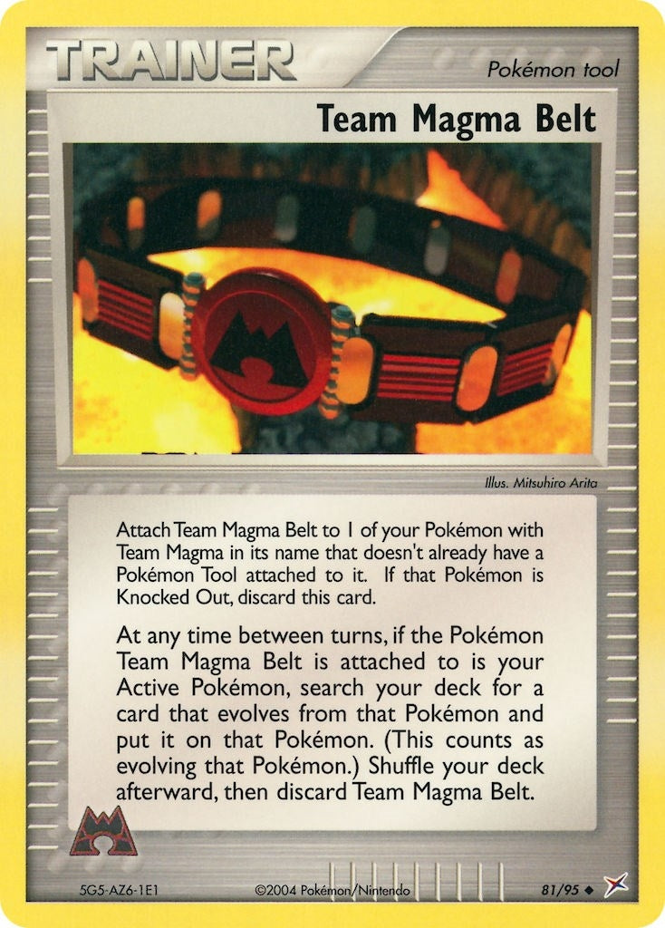 Image for Team Magma Belt (81/95) - Pokemon