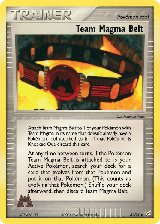 Image for Team Magma Belt (81/95) - Pokemon