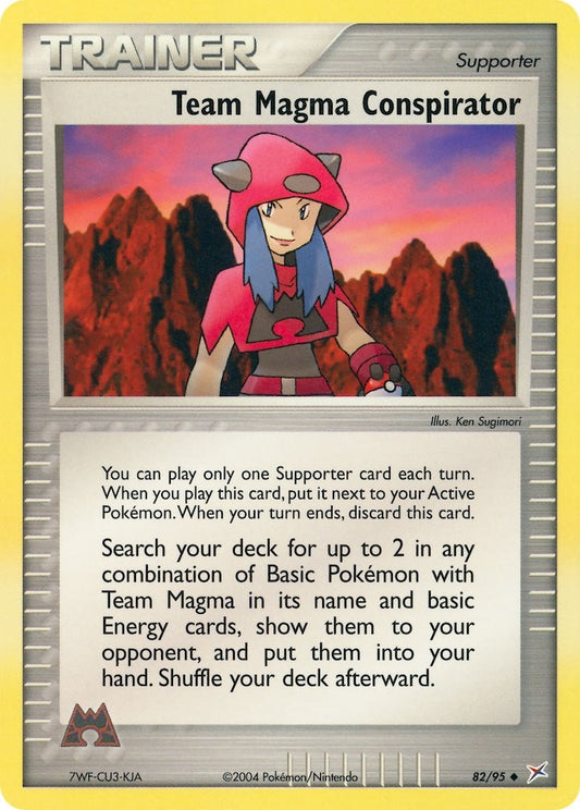 Image for Team Magma Conspirator (82/95) - Pokemon