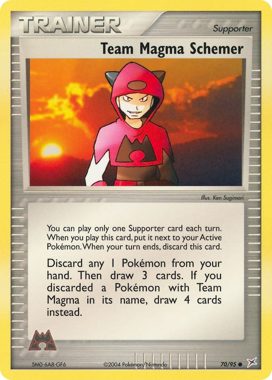 Image for Team Magma Schemer (70/95) - Pokemon