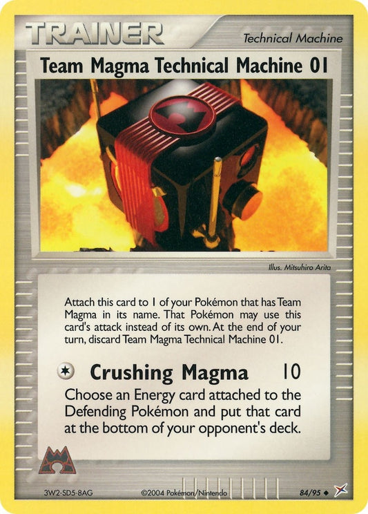 Image for Team Magma Technical Machine 01 (84/95) - Pokemon