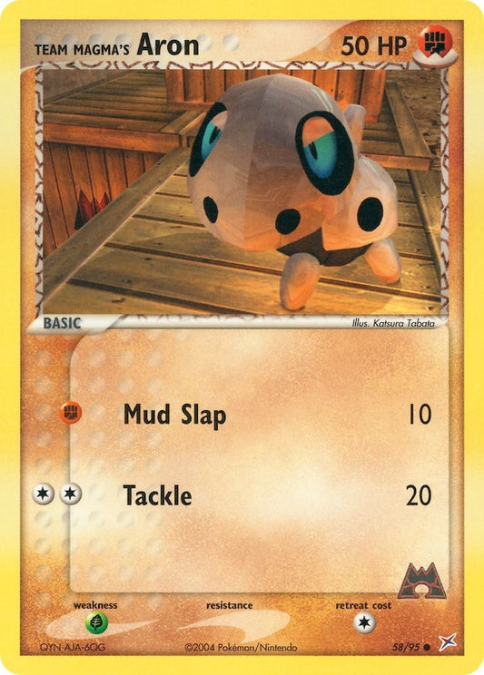 Image for Team Magma's Aron (58/95) - Pokemon