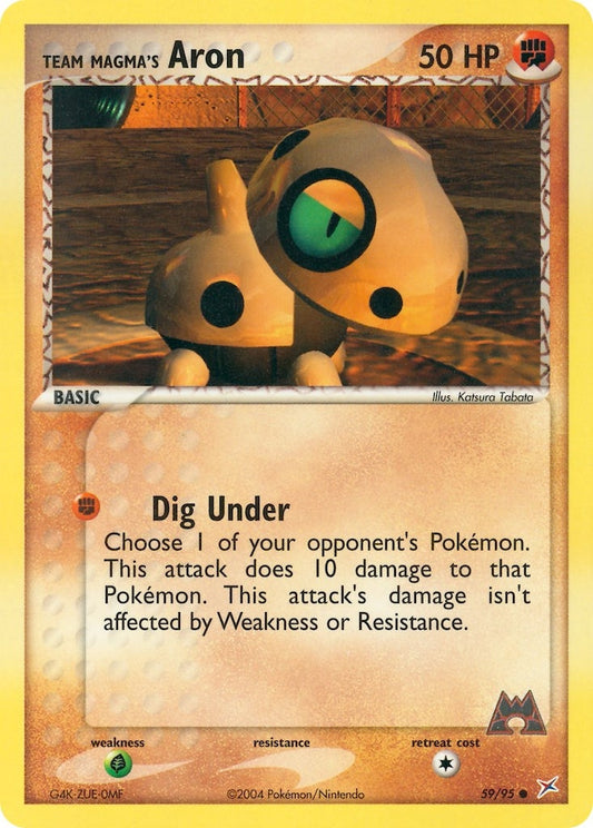 Image for Team Magma's Aron (59/95) - Pokemon
