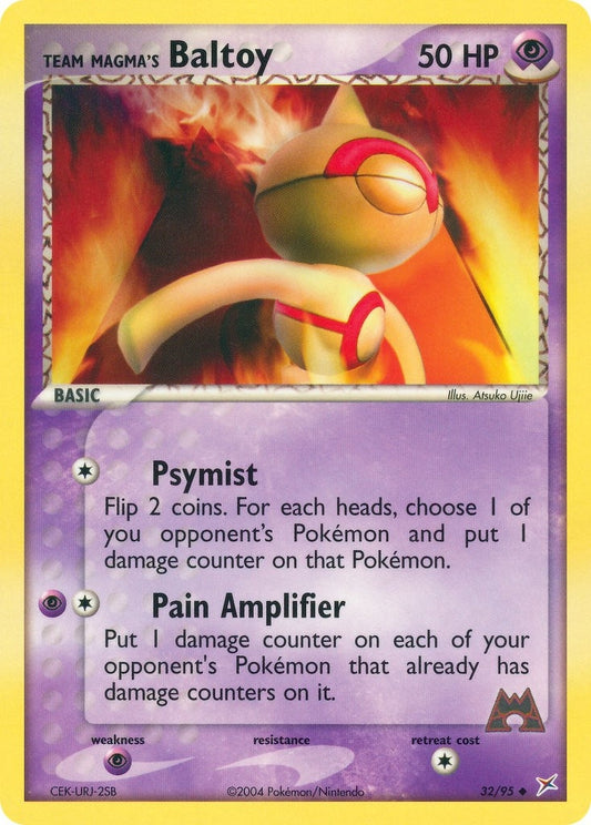 Image for Team Magma's Baltoy (32/95) - Pokemon