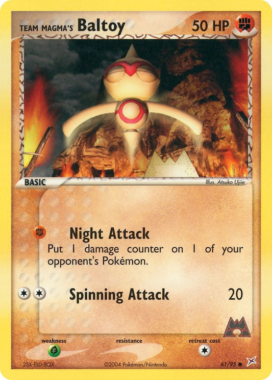 Image for Team Magma's Baltoy (61/95) - Pokemon