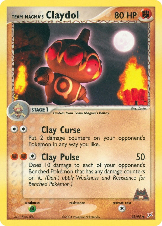 Image for Team Magma's Claydol (33/95) - Pokemon