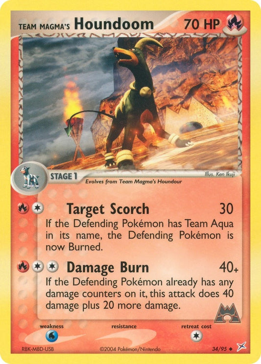 Image for Team Magma's Houndoom (34/95) - Pokemon