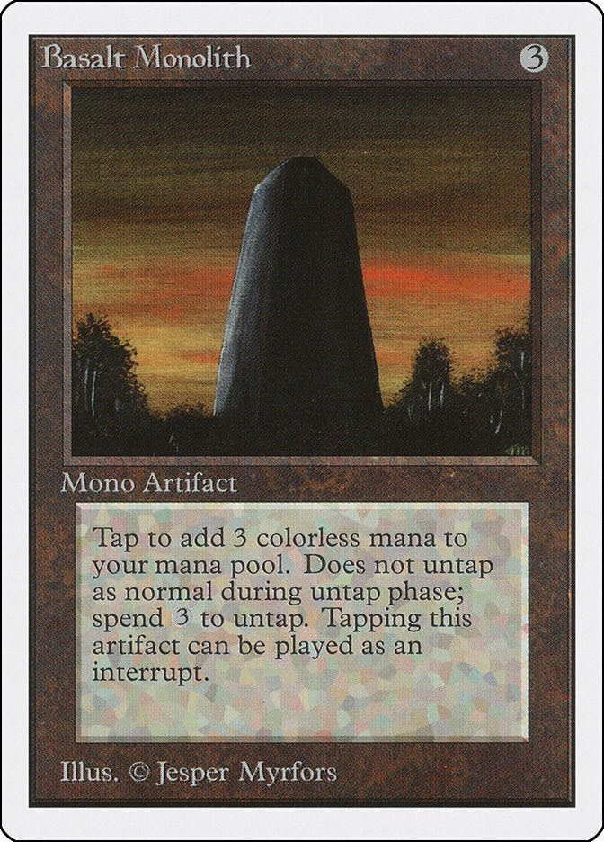 Image for Basalt Monolith - Magic: The Gathering