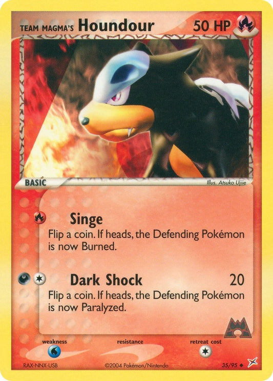Image for Team Magma's Houndour (35/95) - Pokemon