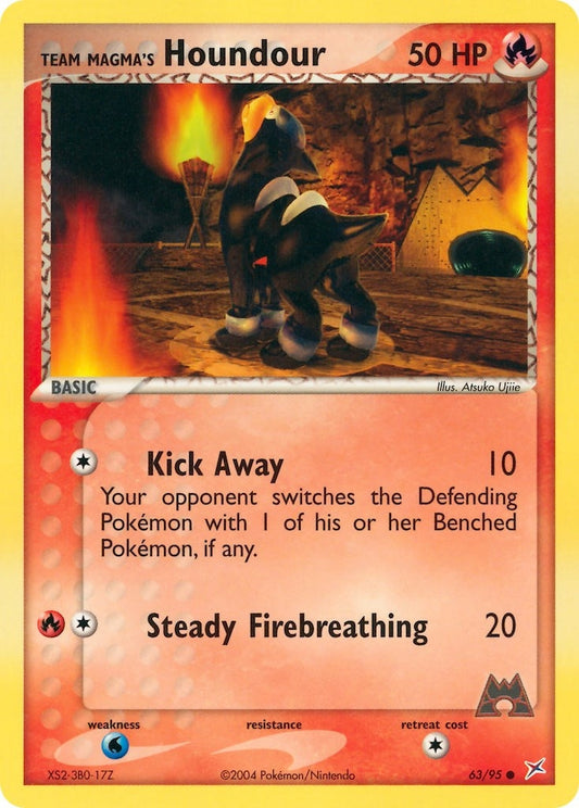 Image for Team Magma's Houndour (63/95) - Pokemon