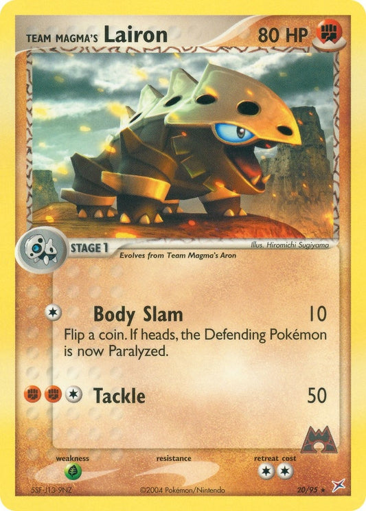 Image for Team Magma's Lairon (20/95) - Pokemon