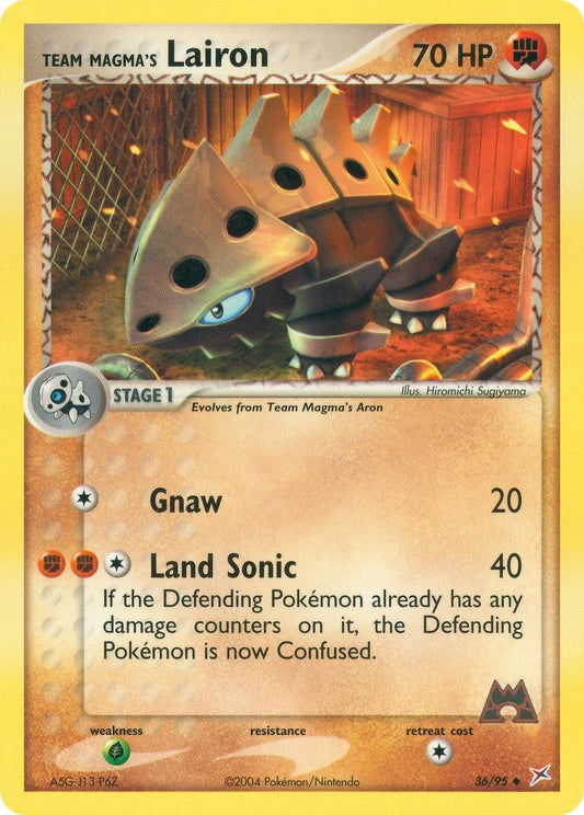 Image for Team Magma's Lairon (36/95) - Pokemon