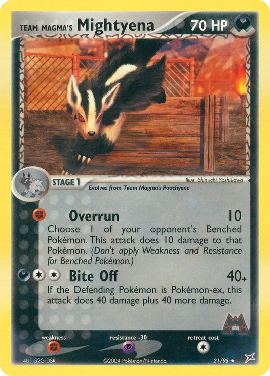 Image for Team Magma's Mightyena (21/95) - Pokemon