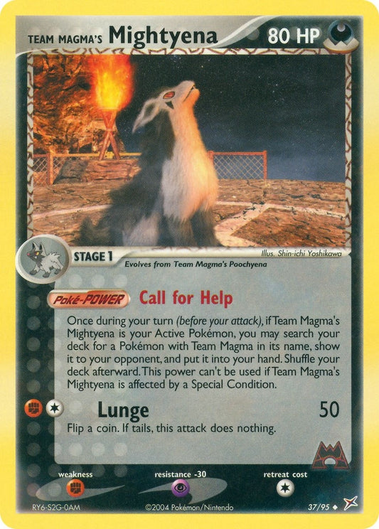 Image for Team Magma's Mightyena (37/95) - Pokemon