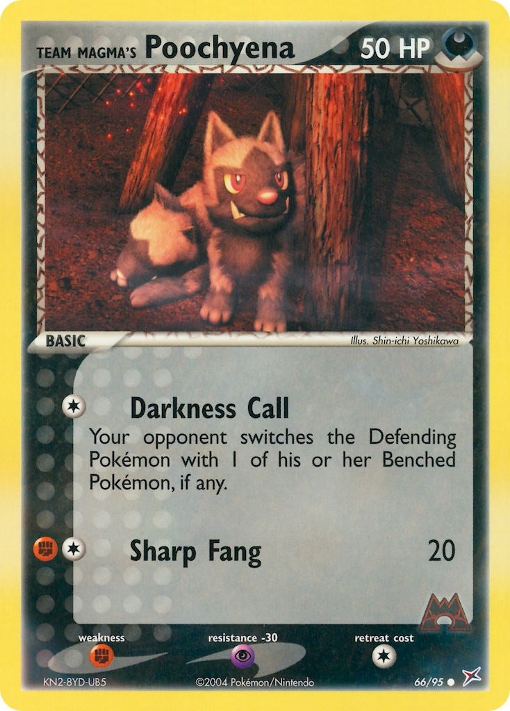 Image for Team Magma's Poochyena (66/95) - Pokemon