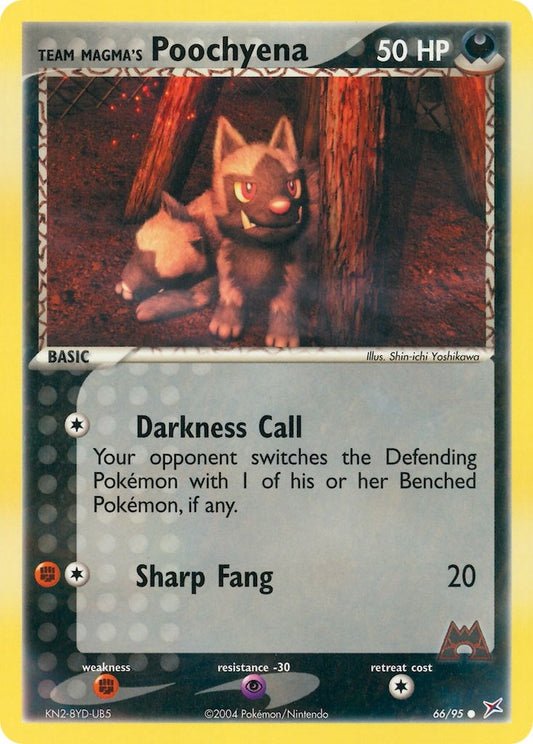Image for Team Magma's Poochyena (66/95) - Pokemon