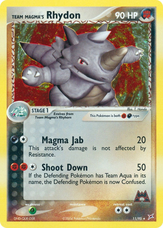 Image for Team Magma's Rhydon (11/95) - Pokemon
