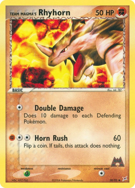 Image for Team Magma's Rhyhorn (38/95) - Pokemon