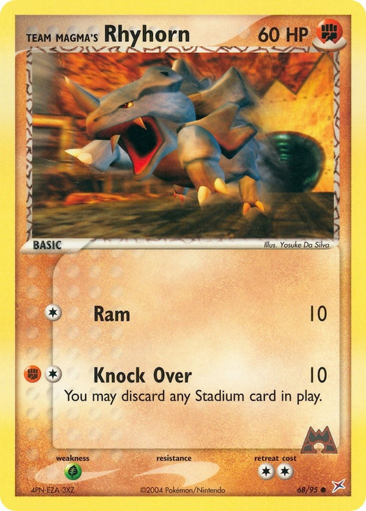 Image for Team Magma's Rhyhorn (68/95) - Pokemon