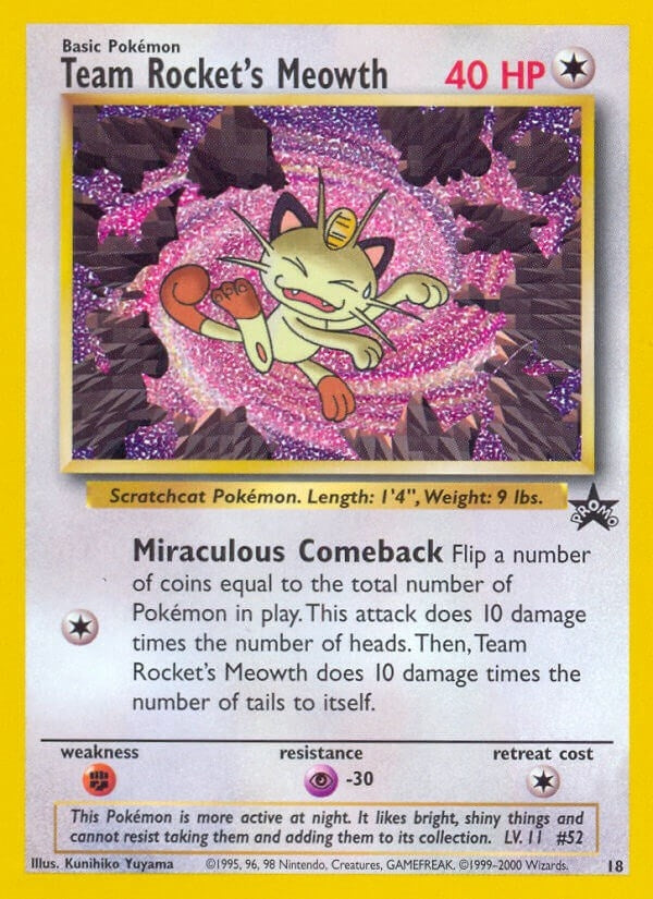 Image for Team Rocket's Meowth (18/53) - Pokemon