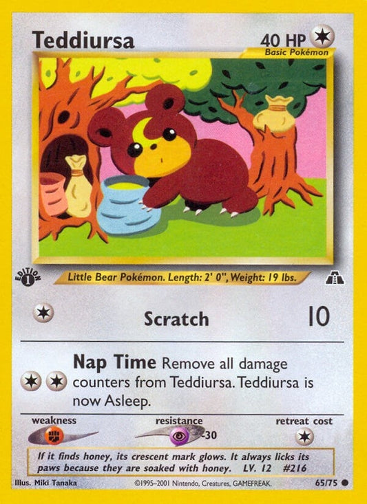 Image for Teddiursa (65/75) - Pokemon