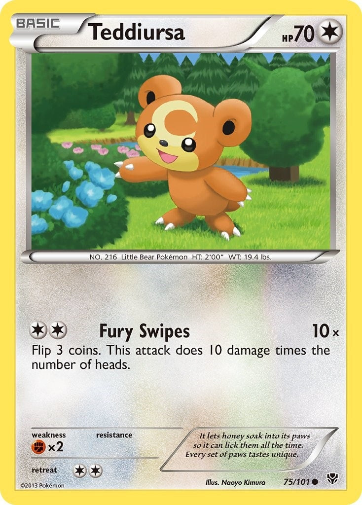 Image for Teddiursa (75/101) - Pokemon