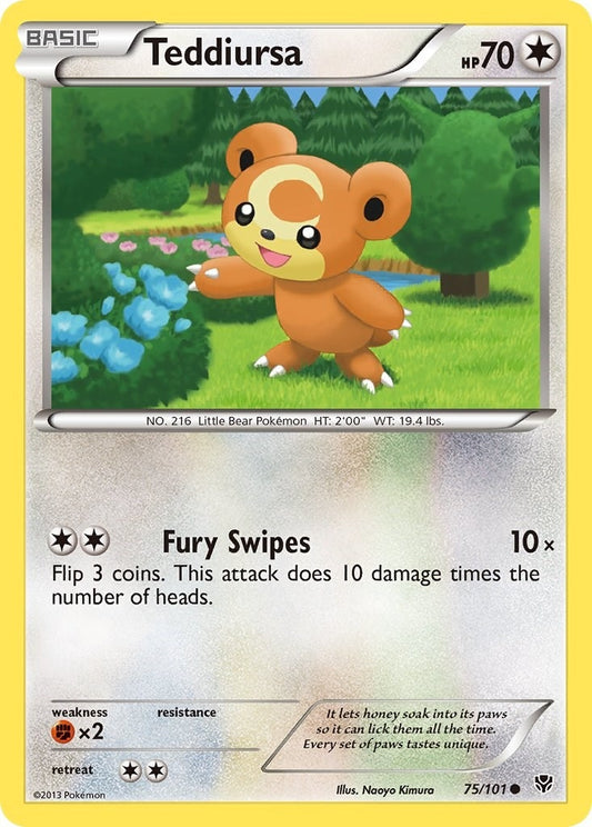 Image for Teddiursa (75/101) - Pokemon