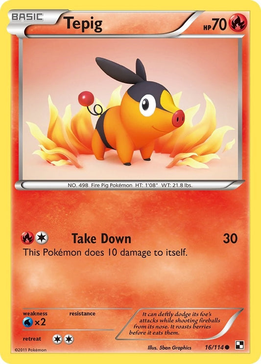 Image for Tepig (16) (16/114) - Pokemon