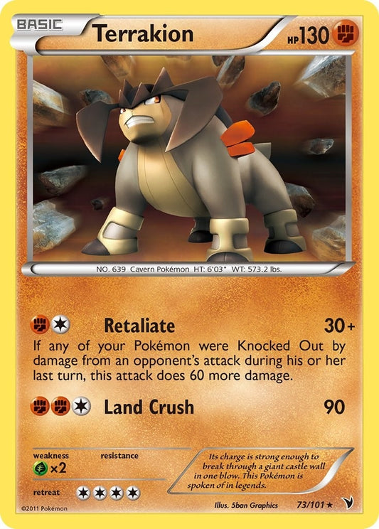 Image for Terrakion (73/101) - Pokemon