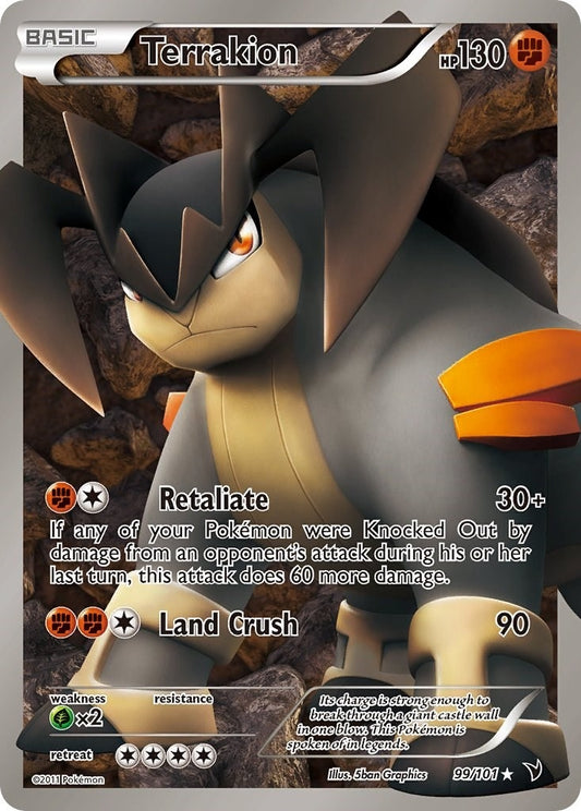 Image for Terrakion (99 Full Art) (99/101) - Pokemon