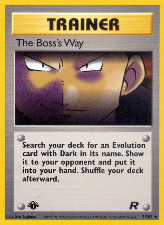 Image for The Boss's Way (73/82) - Pokemon
