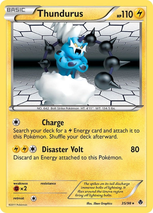 Image for Thundurus (35/98) - Pokemon