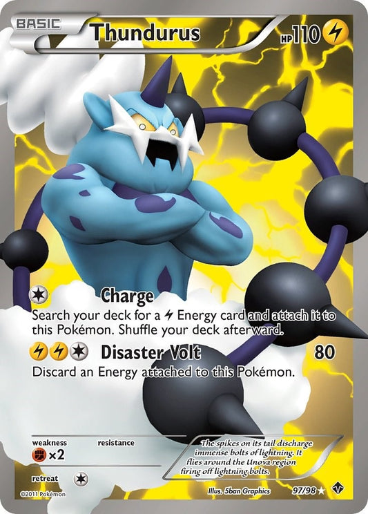 Image for Thundurus (97 Full Art) (97/98) - Pokemon