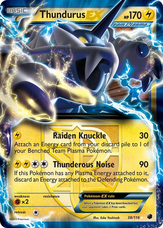 Image for Thundurus EX (Team Plasma) (38/116) - Pokemon