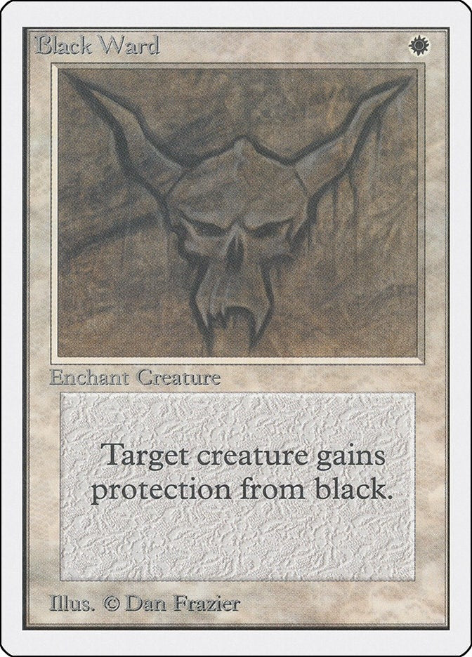 Image for Black Ward - Magic: The Gathering