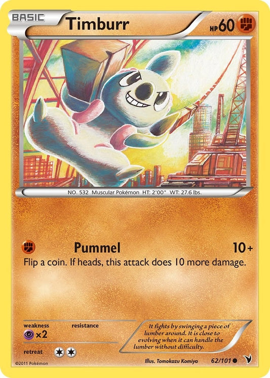Image for Timburr (62/101) - Pokemon