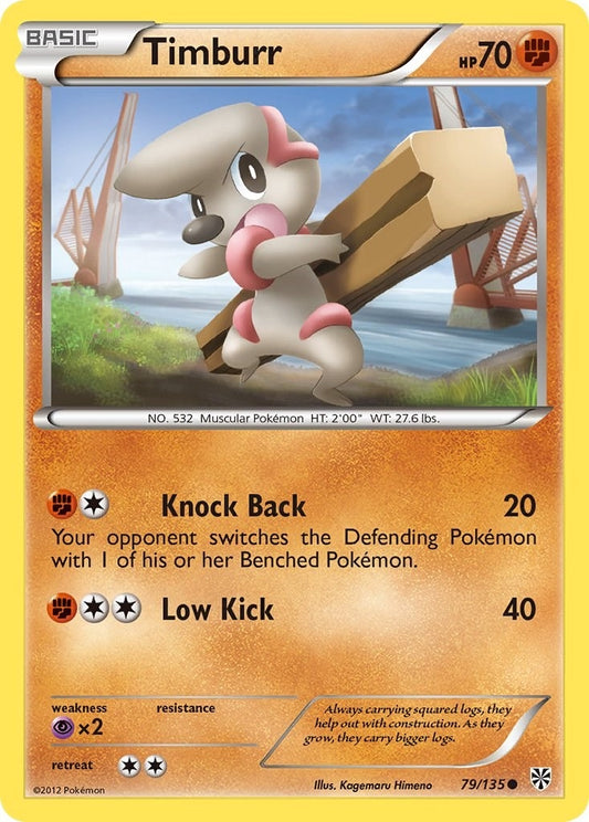 Image for Timburr (79/135) - Pokemon