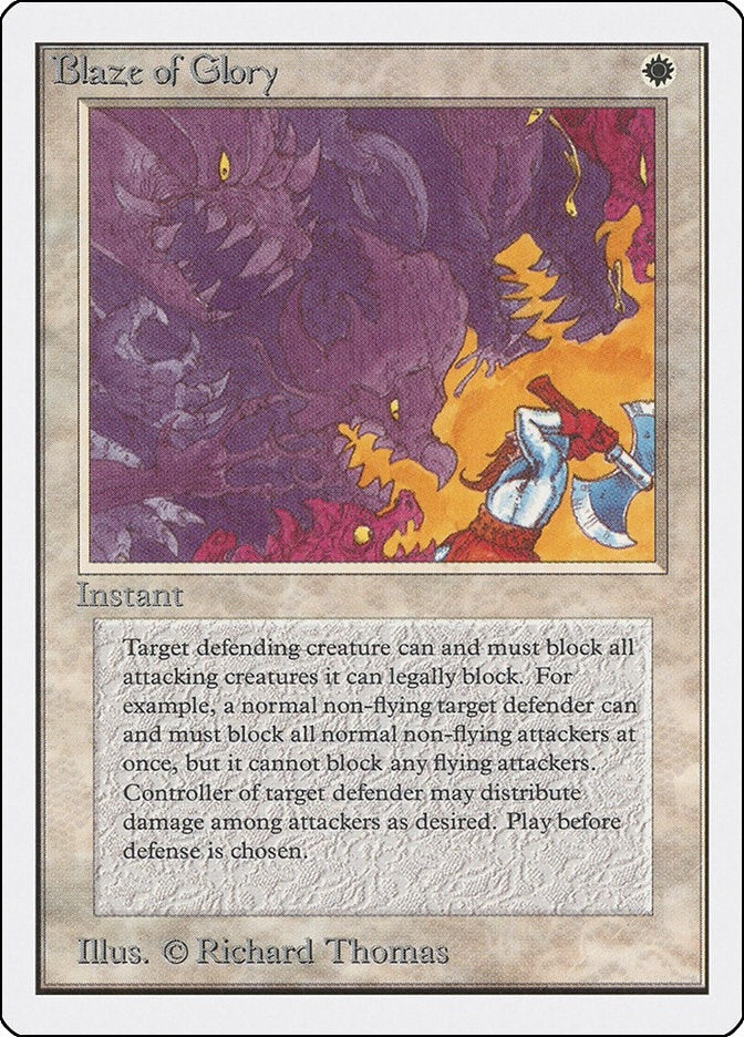 Image for Blaze of Glory - Magic: The Gathering