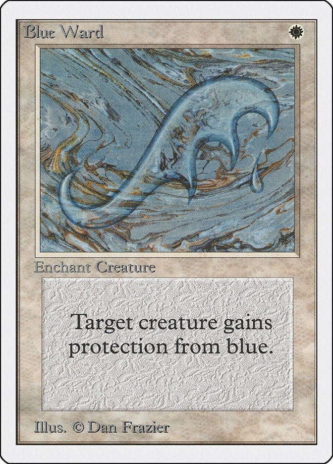 Image for Blue Ward - Magic: The Gathering