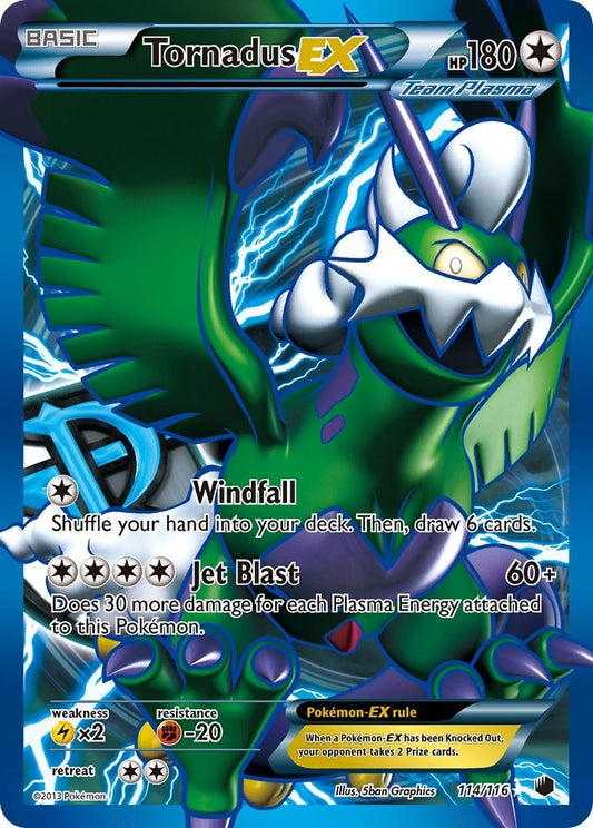 Image for Tornadus EX (Team Plasma) (114 Full Art) (114/116) - Pokemon